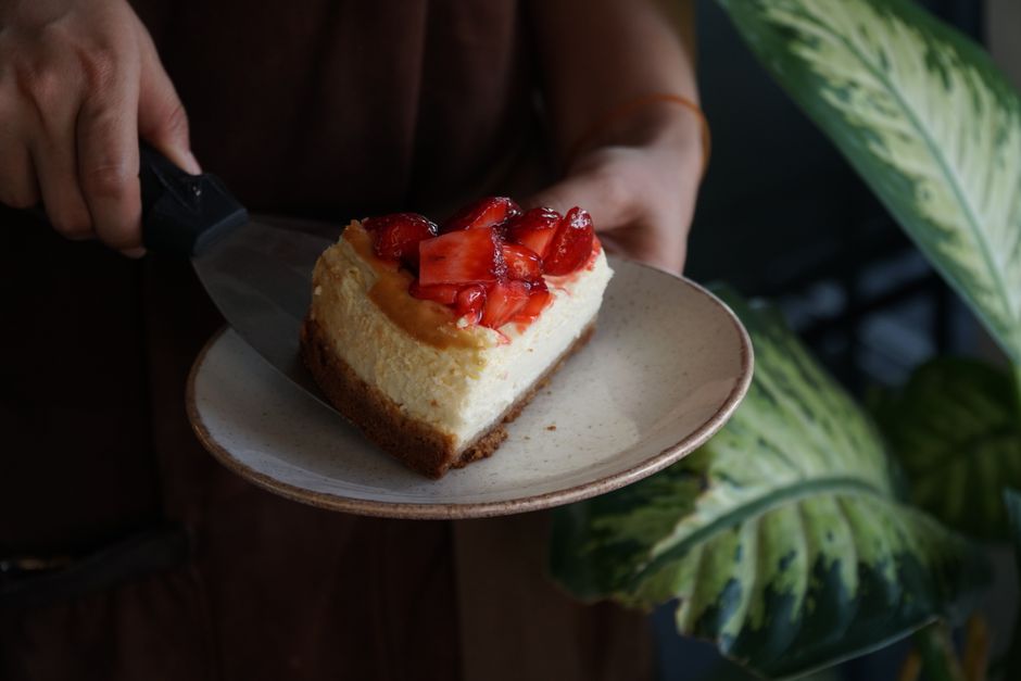 Krájaný domáci cheesecake