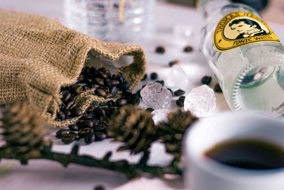 Gaštanové espresso tonic
